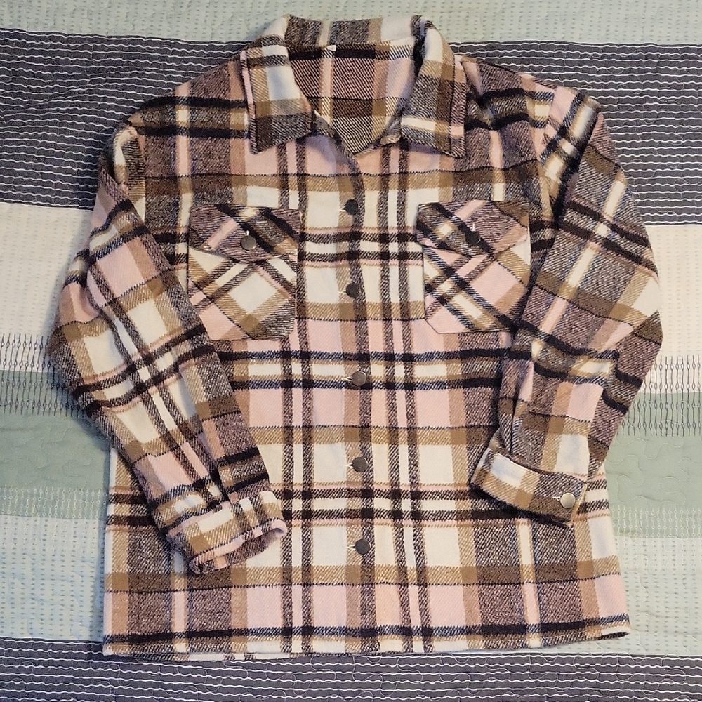 Classic Plaid Women's Button-Down Shirt